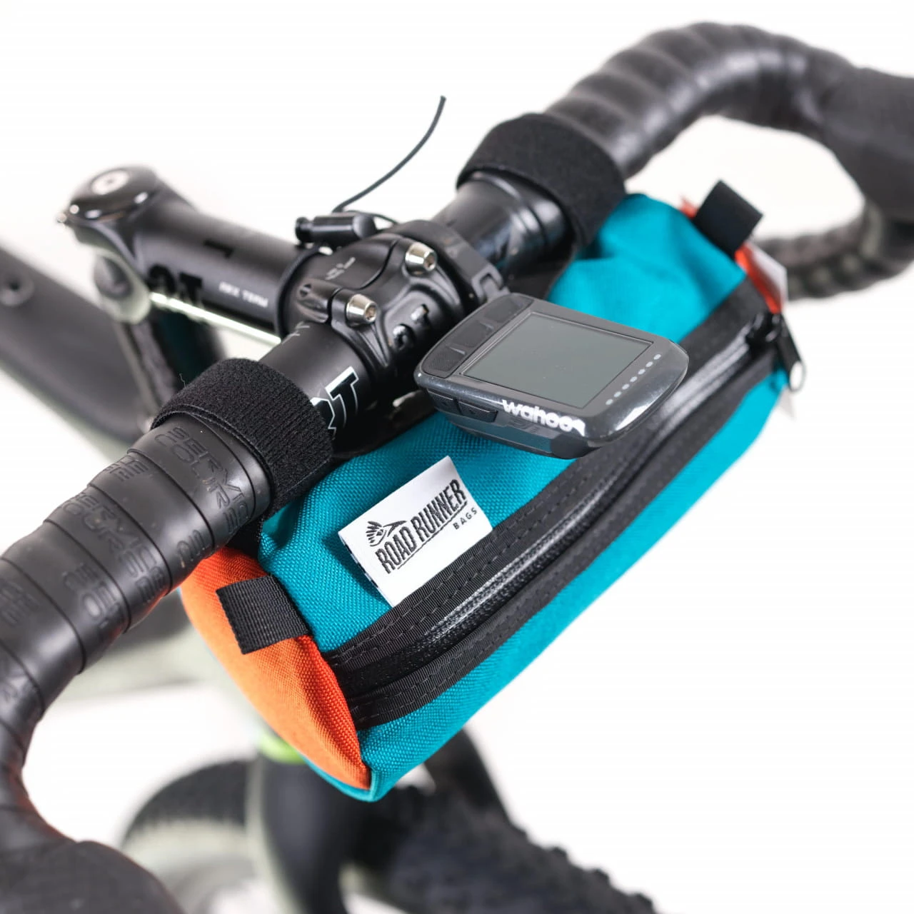 Road Runner Bags Burrito Türkis / Orange Handlebar Bag Frontloader Lenkertasche 3 Road Runner Bags Burrito Türkis / Orange Handlebar Bag Frontloader Lenkertasche