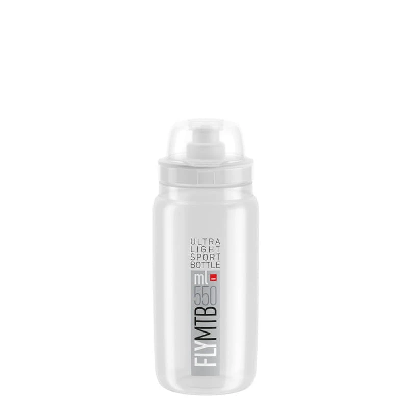 Elite Trinkflasche Fly MTB 550 Ml Transparent-Grau 3 Elite Trinkflasche Fly MTB 550 Ml Transparent-Grau