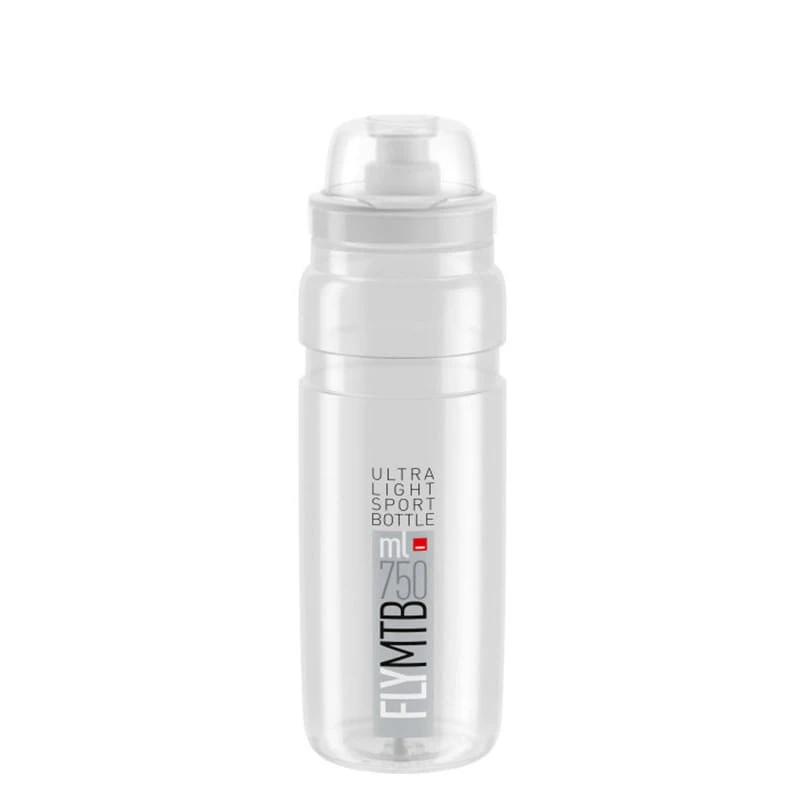 Elite Trinkflasche Fly MTB 750 Ml Transparent-Grau 3 Elite Trinkflasche Fly MTB 750 Ml Transparent-Grau