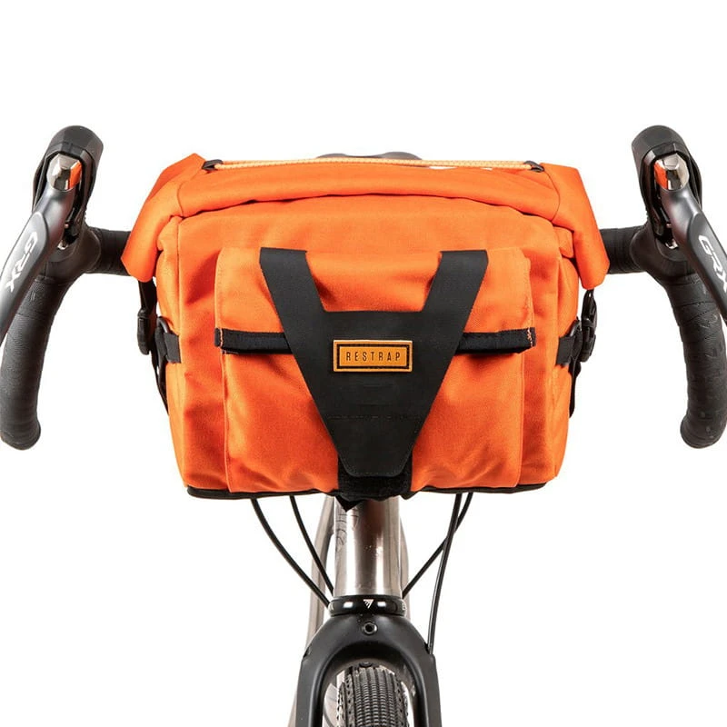 Restrap Bar Pack - Lenkertasche Mit Rolltop-Verschluss - 10 L Orange 3 Restrap Bar Pack - Lenkertasche Mit Rolltop-Verschluss - 10 L Orange