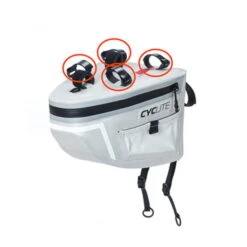 CYCLITE Velcro Fixation Strap (short) Für Lenkertasche - Länge 15 Cm, Schwarz -Fahrradzubehör 68923653 03uYi4V4s4satK1 1280x1280