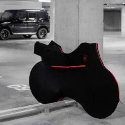 VELOSOCK Transport-Fahrradüberzug Black E Red Für Road-Bikes (Durable + Water Repellent) -Fahrradzubehör 68925184 02 1280x1280