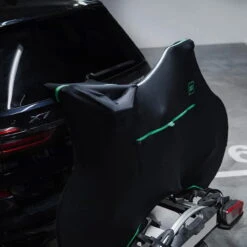 VELOSOCK Transport-Fahrradüberzug Black E Green Für Triathlon-Bikes (Durable + Water Repellent) -Fahrradzubehör 68925185 03 1280x1280